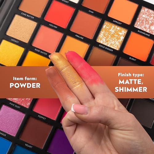 LaRoc “The Artistry Book” - Makeup Eyeshadow Palette/Makeup Palette Set of 48 Colours in Matte and Shimmer Make Up Palette, High Impact Eye Palette Makeup - Image 4