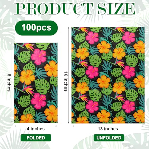 Servilletas de papel desechables con diseño botánico de alta absorción 2