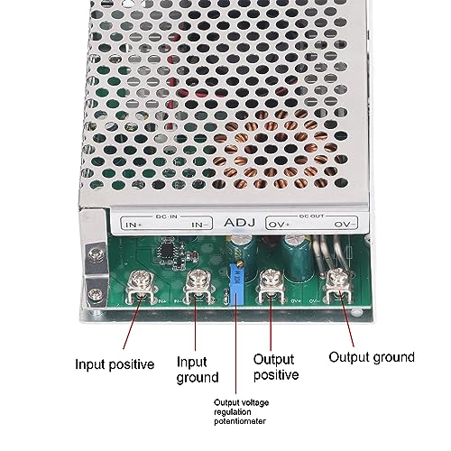 DC to DC Module 50A 1000W DC25‑90V Input DC2.5‑50V Output Adjustable Voltage Regulator Converter Module Switching Power Supply Electronic Voltage Regulator with Cooling Fan4