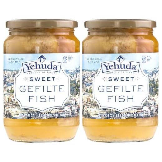 Yehuda Sweet Gefilte Fish, 24oz (2 Pack) Kosher for Passover