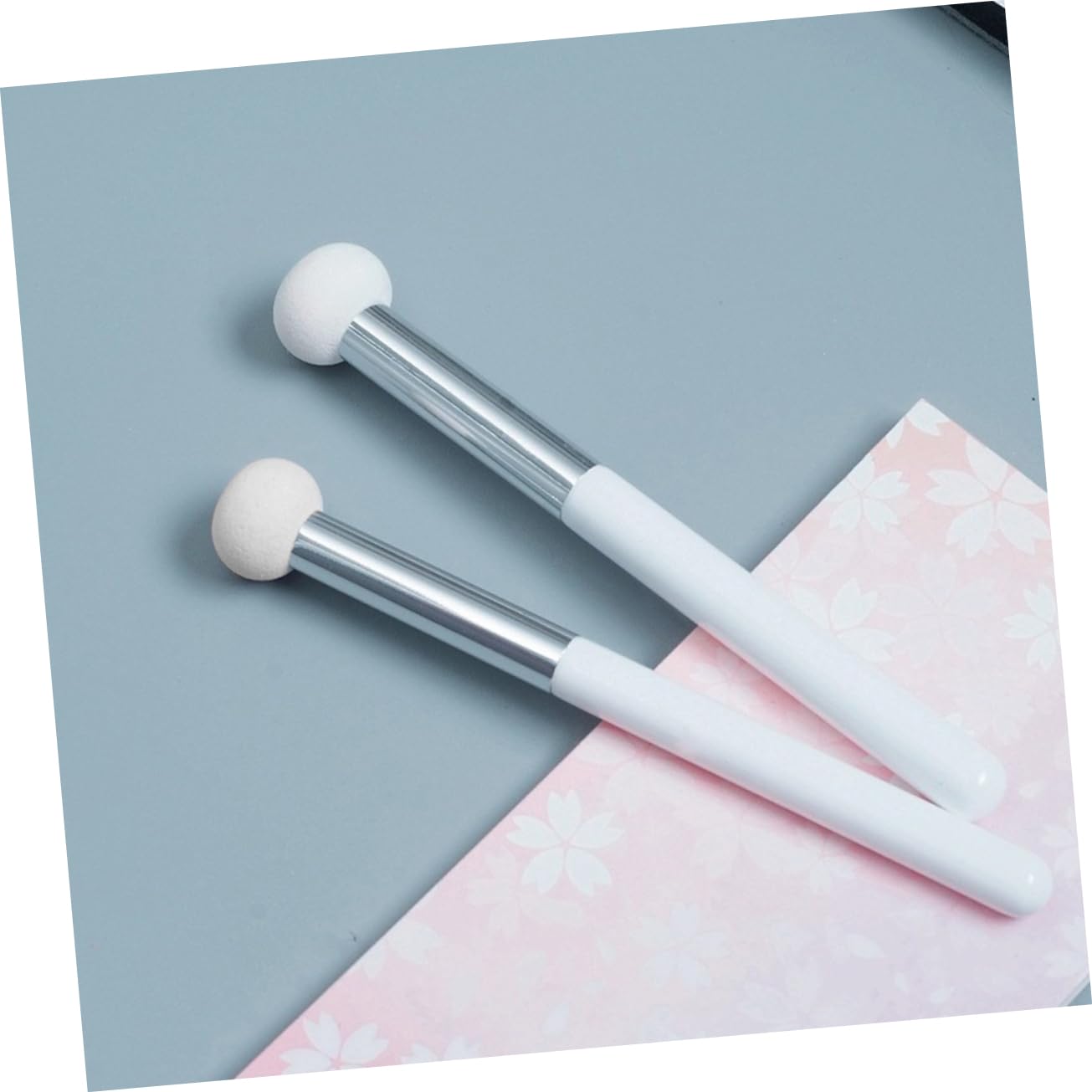6pcs Mushroom Concealer Brush Soft Sponge Makeup Applicator for Nose Face under Eye Concealing Ergonomic Design Travel-friendly Skin-friendly Materials