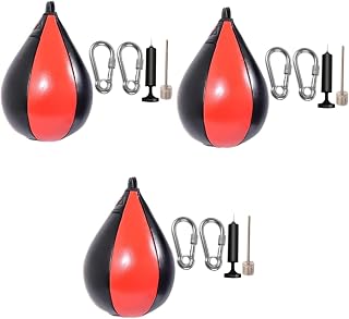 Toddmomy 3 Conjuntos De Bola De Velocidade De Boxe Ferramentas Domésticas Ferramentas Especiais Ferramentas Profissionais Saco De Boxe Reflexo Bola De Reação De Inflação Portátil Para Boxe