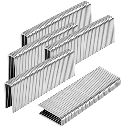 Image of 1000-Count 1-1 /4- Inch Length 304 Stainless Steel 18 Gauge 1 /4 Inch Narrow Crown Staples, for Pneumatic, Electric 18GA Stapler Gun