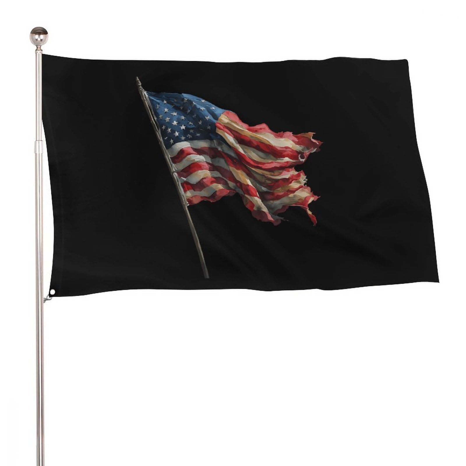 Bandera de Estados Unidos personalizada en acuarela para decoración de jardín exterior