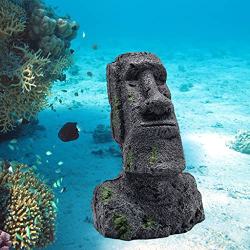 Generic Moai Resina Páscoa Estátuas Paisagem nfeites