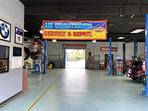 Bannière en vinyle TSI Supercool pour baie de réparation AC
