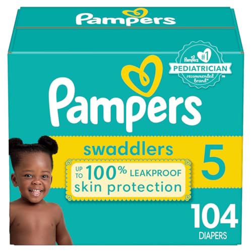 Pañales Y Toallitas Húmedas, Drugstore Pampers Swaddlers Pañales Etapa 5, con 104 Piezas