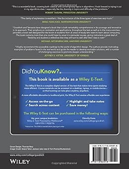 Algorithm Design and Applications