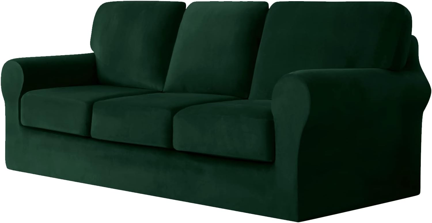 SYLC Sofa Cover with Separate Seat Cushions and Backrests Stretch
