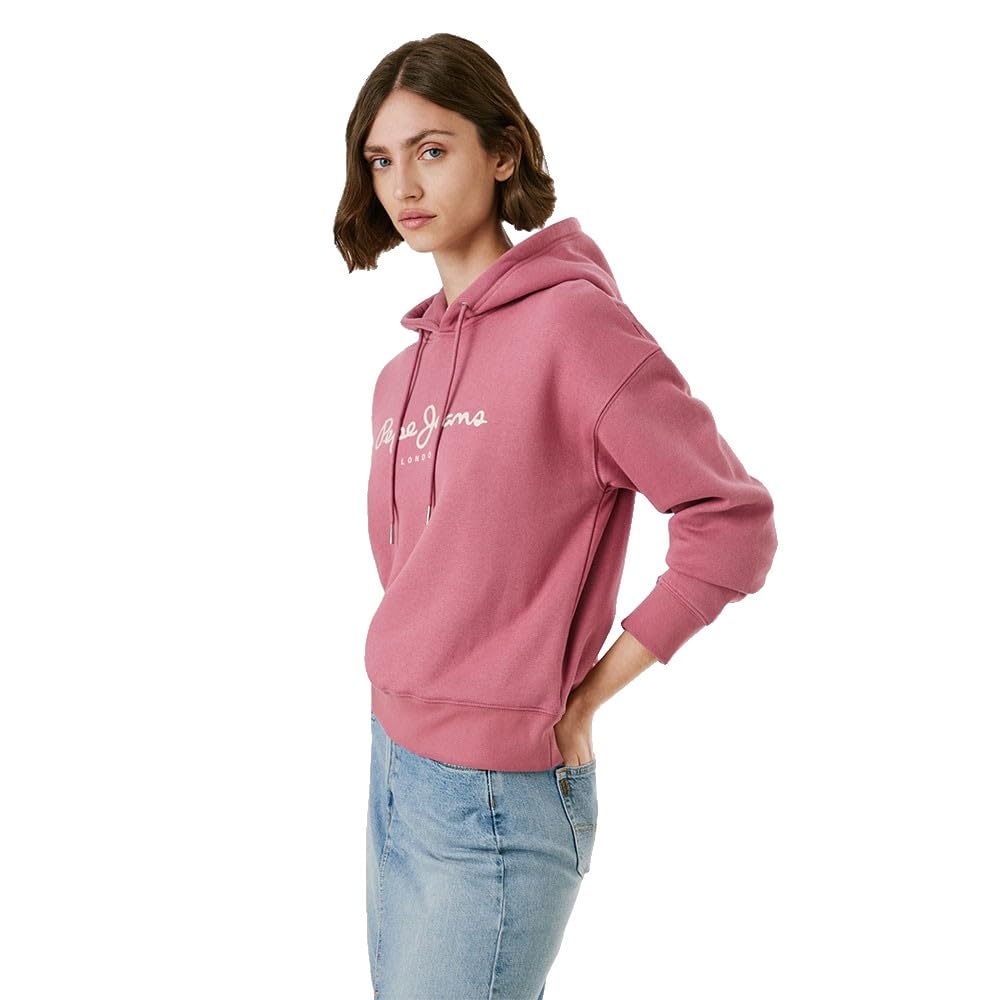 Pepe Jeans Baddy Hoodie Sudadera Mujer (Pack de 1)
