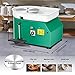 Pottery Wheel Pottery Forming Machine 25CM 350W Electric Pottery Wheel with Detachable Basin Foot Pedal DIY Clay Tool Ceramic Machine Work Clay Art Craft (Green)1