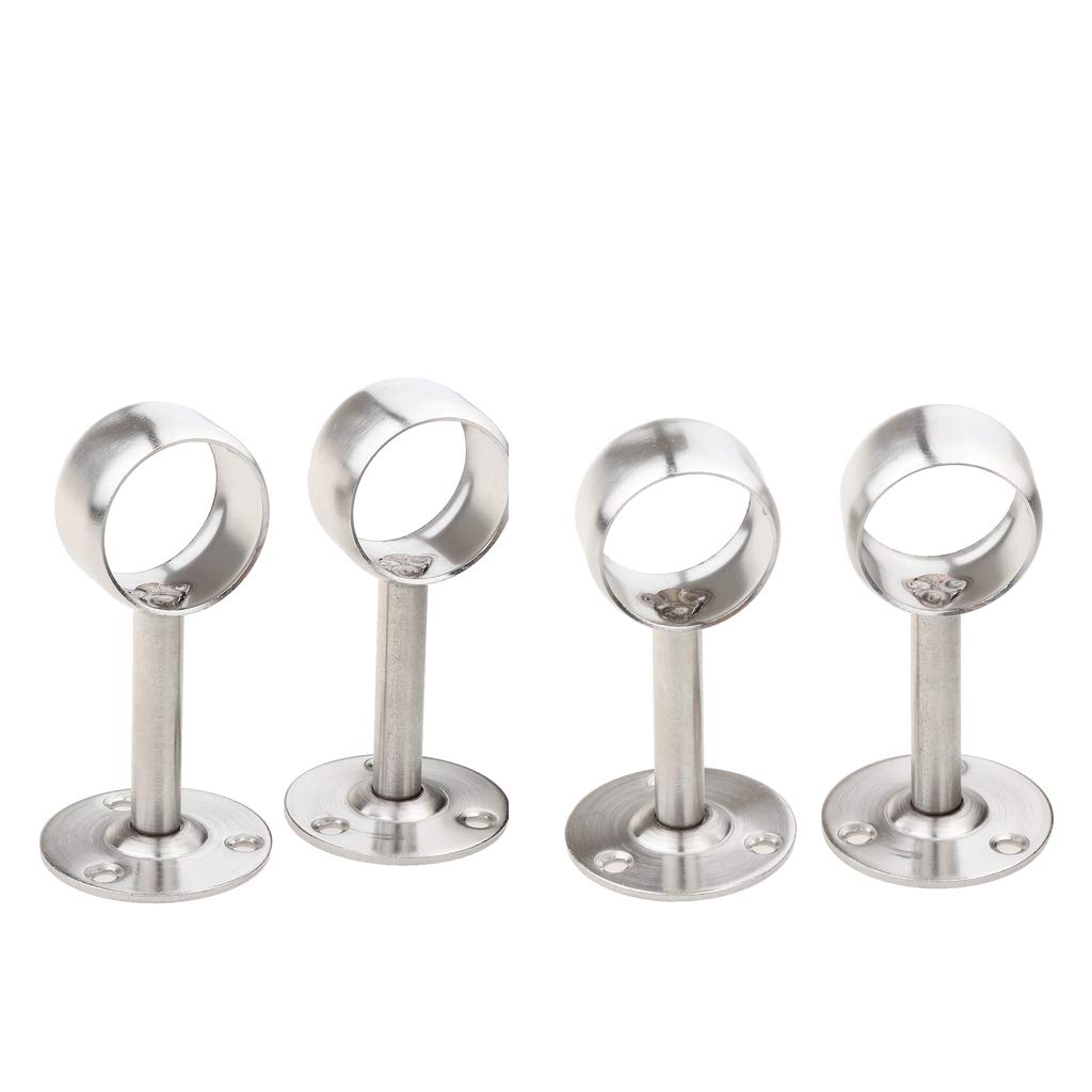 B Blesiya4 Packs 32mm Modern Ceiling-Mount Brackets Holders For Bedroom, Living Room, Dining Room, Office, Kitchen