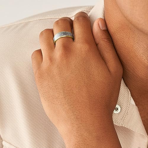 Fossil Herren-Edelstahlband Ringe – Ansicht 4