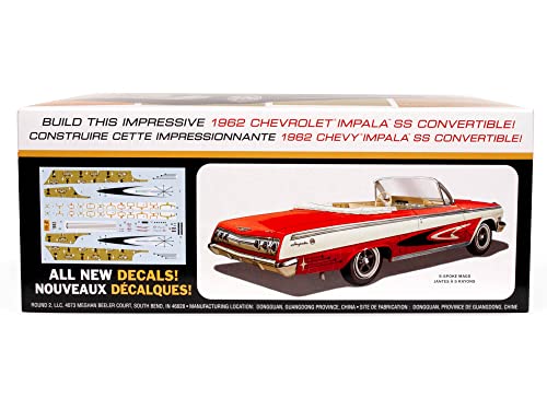 Modelo 1:25 Chevrolet Impala Convertible 1962 miniatura 2