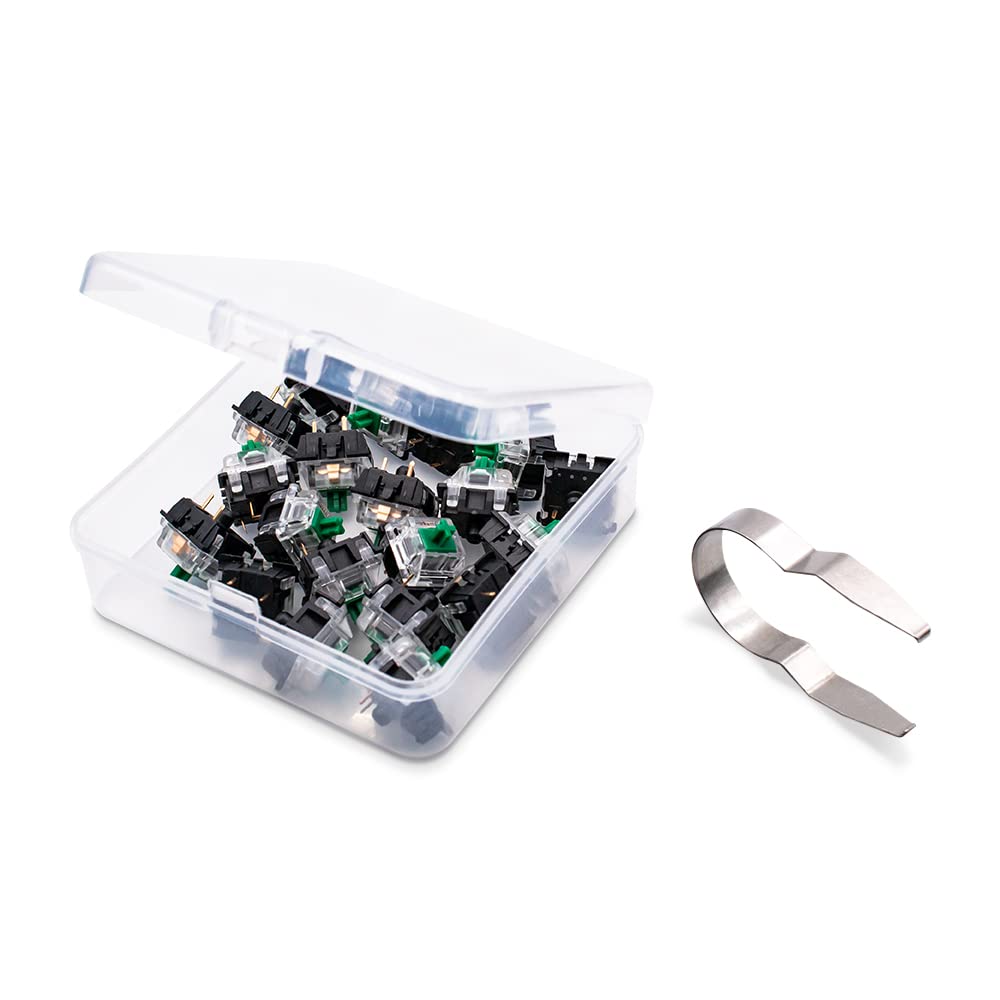 Interrupteurs Gateron Verts à clic net et retour tactile pour clavier - 2