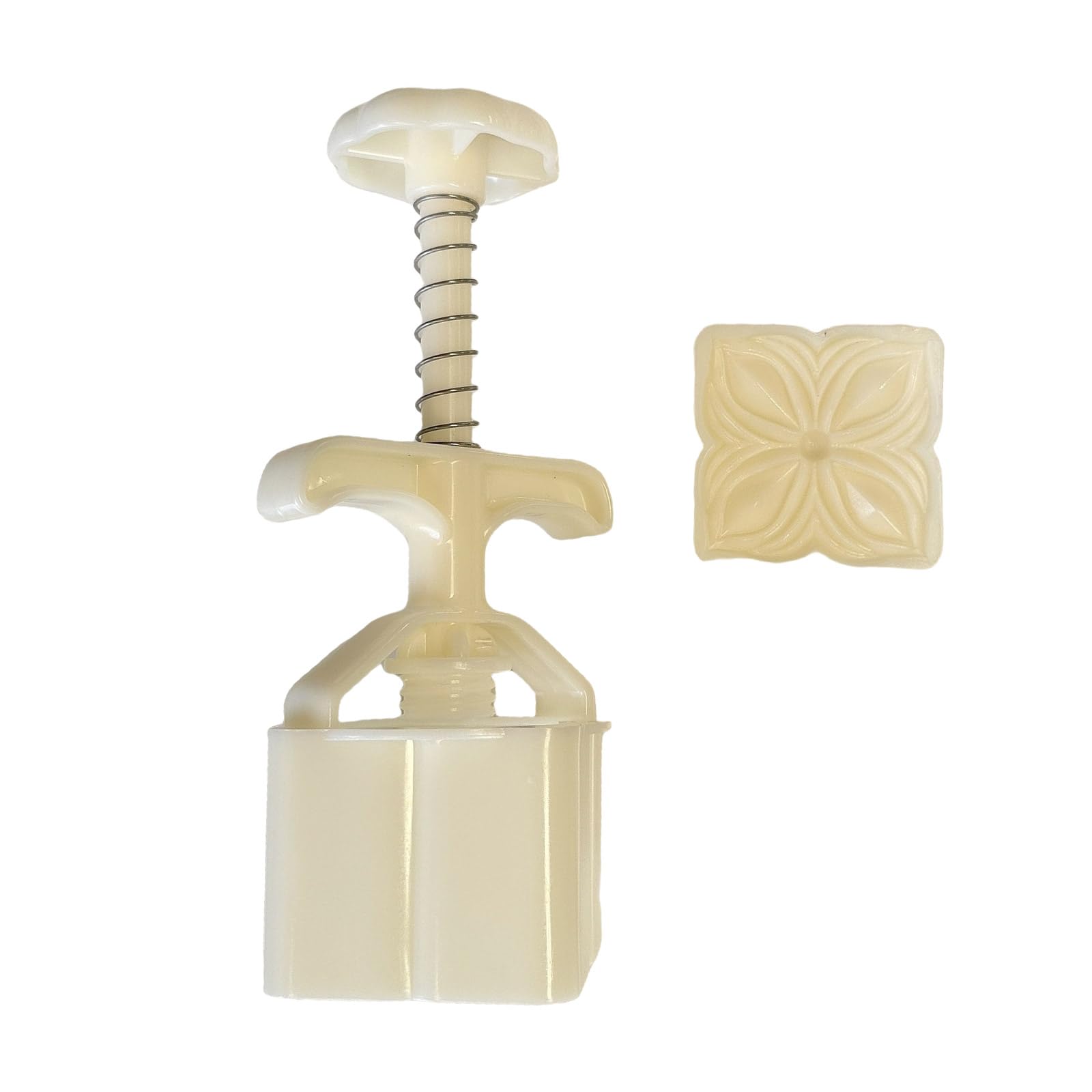 Tsophreniq MidAutumn Festival Dessert Maker Bakings Tool Square Flower Pattern Molds Hand Press Mold Pastries Tool Maker
