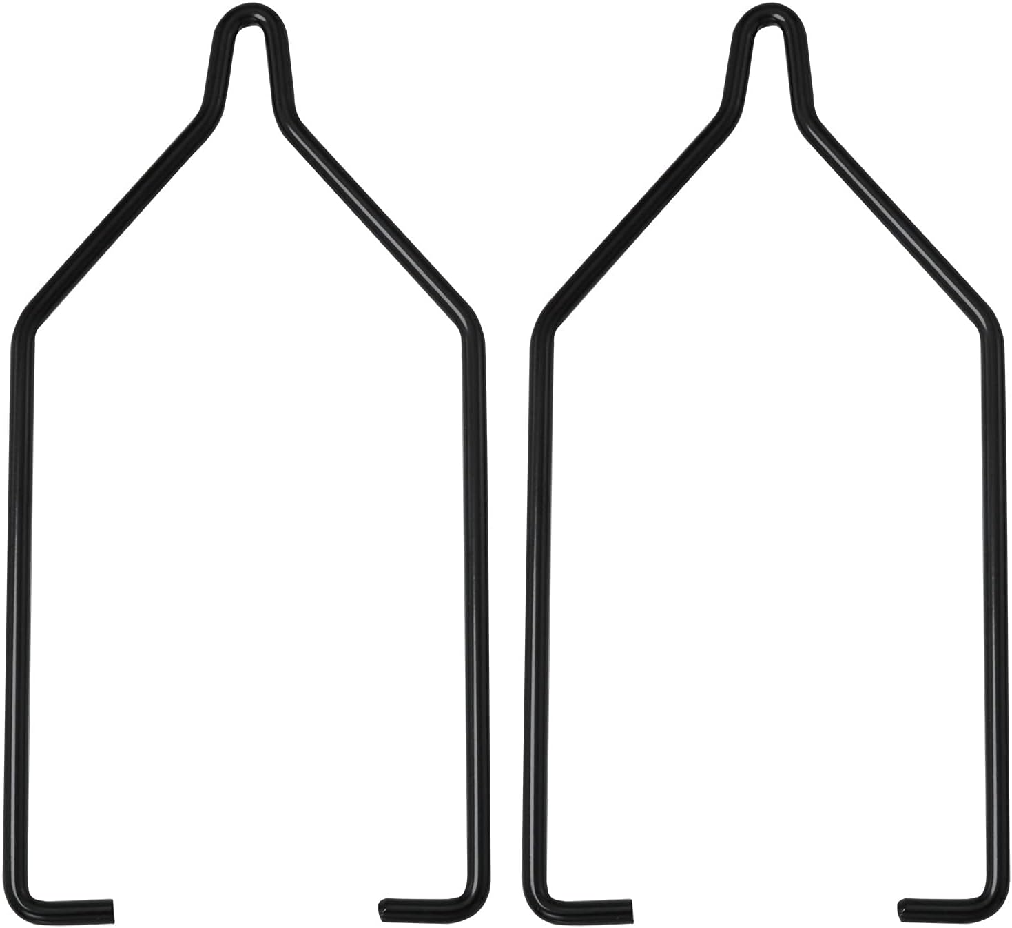 MEETOOT 2pcs Fixing Clip Reptile Dual Lamp Stand Lamp Hanger Holder, Reptile Lamps for Reptile Glass Terrarium Heating Light, NJ-14