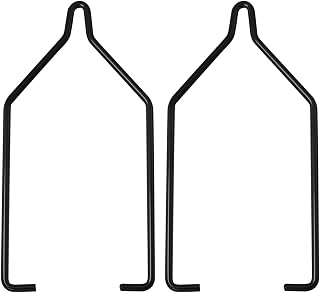 MEETOOT 2pcs Fixing Clip Reptile Dual Lamp Stand Lamp Hanger Holder, Reptile Lamps for Reptile Glass Terrarium Heating Light, NJ-14