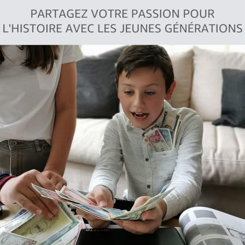 IMPACTO COLECCIONABLES | Collection de 25 Billets Authentiques de 25 Pays Différents – sans Doublons, Démonétisés et Originaux | Idéal pour Les Collectionneurs, Certificat d'Authenticité Inclus – vue 7
