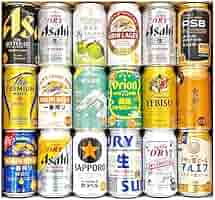 Amazon.co.jp: 夢の競宴 5大国産ビール 350ml 18本 飲み比べ