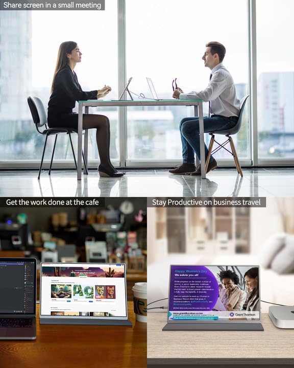 Monitor Portátil 13.4 Pulgadas 4K UHD 3840x2400 16:10 miniatura 9