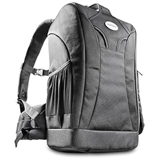 Mantona Trekking Fotorucksack – DSLR Kamerarucksack Kameratasche mit Regenschutz, 17947, Schwarz