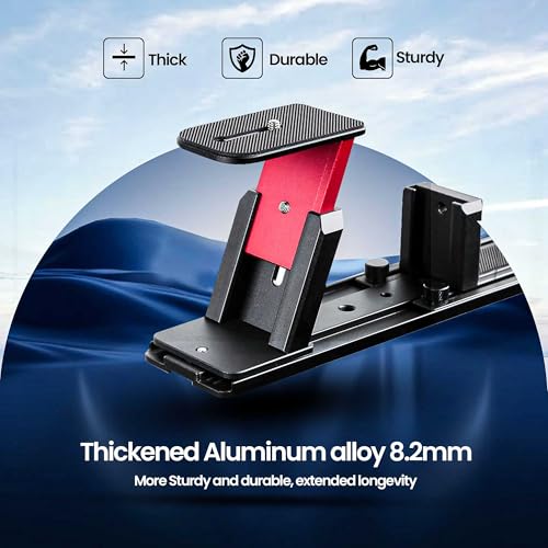 Image of AIWaft ALWT12XS 12.9 inch All-Metal Teleprompter with Bluetooth Remote & App Control | Compatible with iOS /Android App On iPad, Smartphone & DSLR | Foldable with Carry Case for Video Shooting