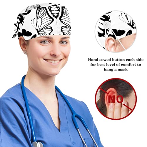 Bonnet de travail et coiffure à nouer Couleur 7 Taille unique - 3