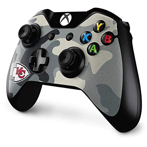 Skinit Decal Gaming Skin Compatible with Xbox One Controller - Officially Licensed NFL Kansas City Chiefs Camo Design