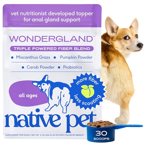 Native Pet WonderGland - Dog Anal Gland Treatment Using Fiber for...