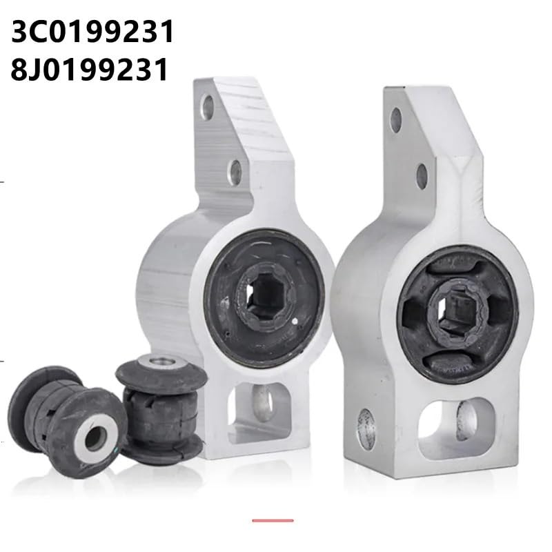 Tuleja Przednie wahacze tuleja dolny wspornik gumowe zawieszenie 3C0199231E 8J0199231 pasuje do VW B6 B7 CC TT Coupe(Full solid 4PCS)