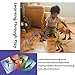 Zippytots 4 PCS Big Dinosaur Toys for Kids 3-5 Realistic Dinosaur Figures with Learning Cards & Movable Parts- Jumbo Dino Toys for Kids 5-7 Ideal Gift for Toddlers Boys Girls Ages 3+