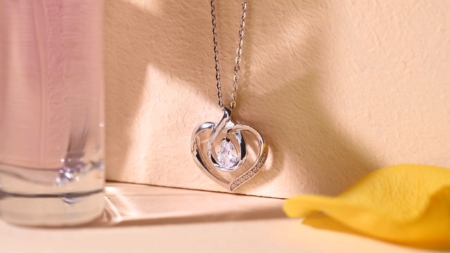 Agvana Collana da Donna A Doppio Strato Placcato in oro 14K, Argento