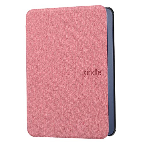 Capa Kindle 11ª Geração 2022 Capa Smart Case Tecido Textura PU Couro E PC Back Hard Cover Premium Co