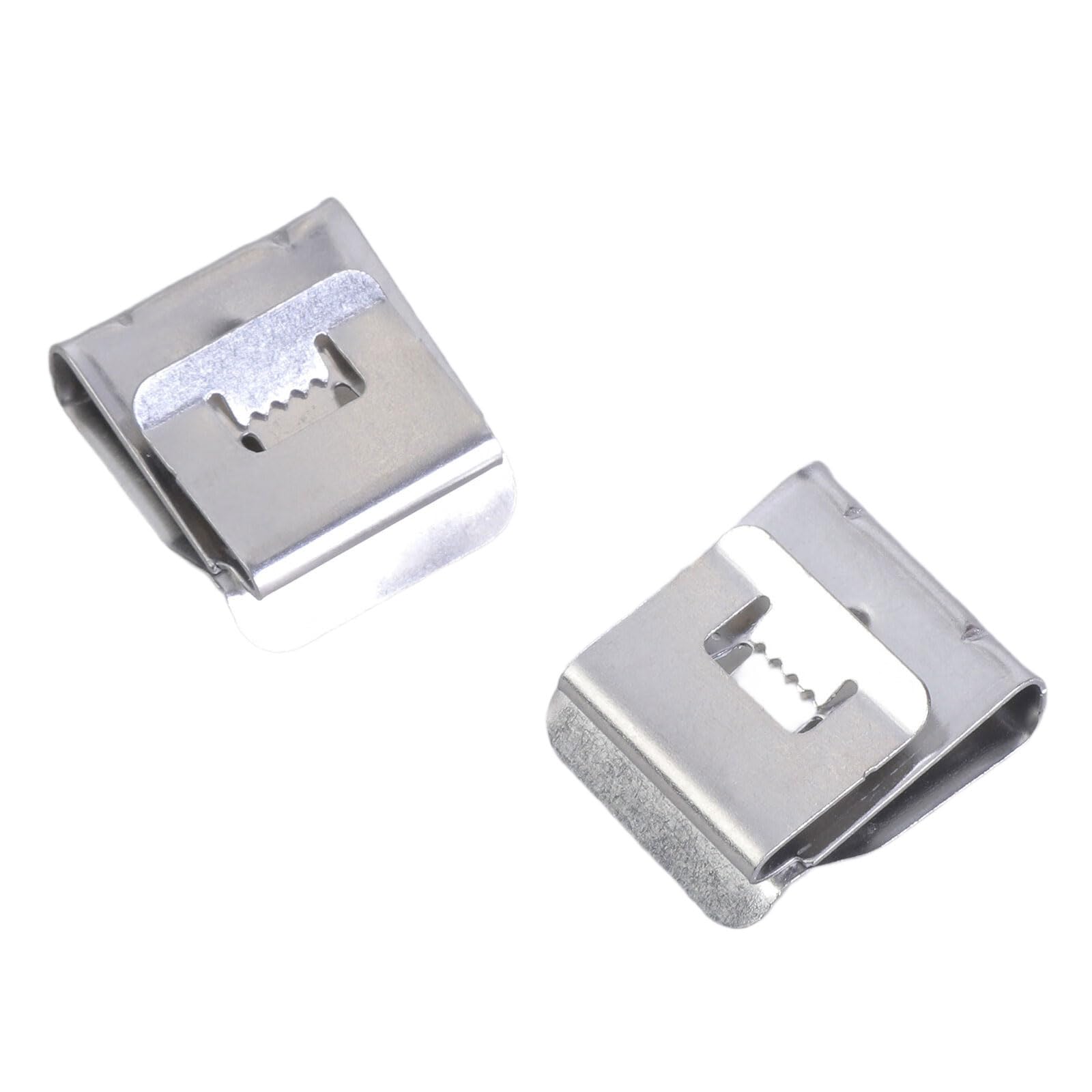 Paquete de 200 clips de cable de acero inoxidable para gestión de cables de paneles solares y organización eléctrica