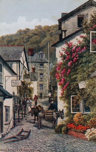 Impresión de arte Clovelly Alfred Robert Quinton lienzo de pared