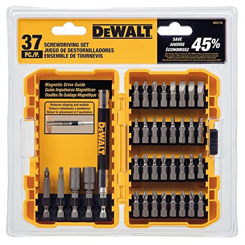Dewalt Screwdriver Set, 37-Piece (Dw2176),Silver #TOP2