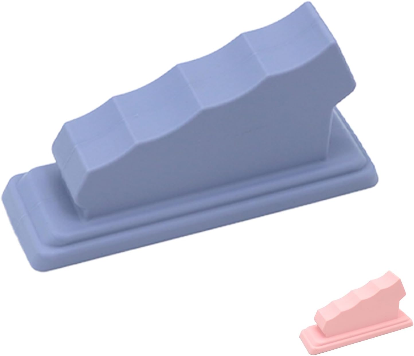 Stair-Shaped Nail Art Finger Rest - Nail Polish Finger Holders, Hand Stand for Nails, DIY Manicure Finger Rests, Nail Stand, Nail Holder for Painting Nails (Blue)