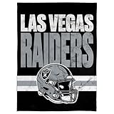 FOCO NFL Soft Plush Throw Blanket, 45 x 60, Las Vegas Raiders