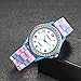 Lancardo Women's Quartz Watch Rhinestone Rainbow Color Silicon Jelly Fun Play Colorful Casual Dress Wrist Watches Birthday