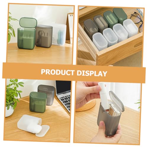 Boîtes de rangement en plastique solides et légères avec couvercles amovibles de protection - 3