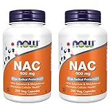 Now Foods Nac-Acetyl Cysteine 600mg, 250 Vcaps (500 (250X2))