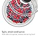 OXO Good Grips Salad Spinner | Lettuce Spinner | Fruit Washer | Fruit Washing Bowl with Strainer | Vegetable Cleaner | Salad Cleaner | Lettuce Washer | 6.22 Quart Capacity