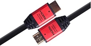 Million HDMI Male to HDMI Male Cable (6 Feet) Connector Gold Plated with Ethernet,1080p,4K,and Audio Return.Good for DVD,TV,Home Theater,Blu-ray Player (Red)