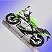 HZGLY 1/12 Échelle pour Kawasaki pour Ninja 250 Blanc Et Vert Moto Jouet Sport Vélo Diecasts Véhicules Moto Jouet Modèle Collecter