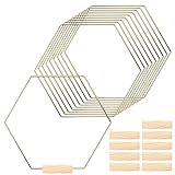⇒【Material duradero】 Aro artesanal dorado hecho de metal resistente, duradero, fuerte y no fácil de romper o deformar. Superficie esmaltada para evitar la oxidación y el óxido.