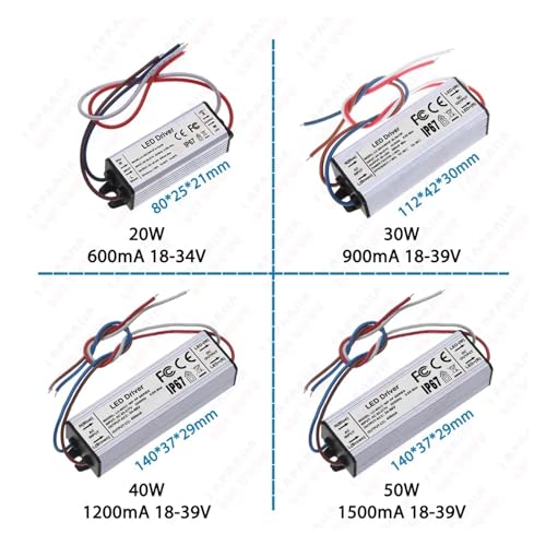 Pilote LED transformateur éclairage AC 220V courant constant 900mA étanche