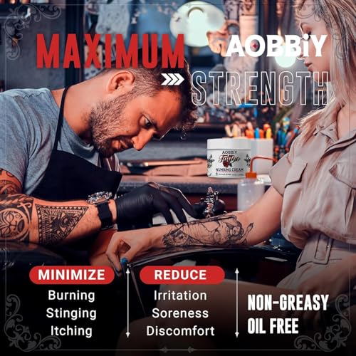 Tattoo Numbing Cream: Numbing Cream for Tattoos Extra Strength - Painless Tattoo Numbing Cream - Tattoo Numbing Cream Maximum Strength - 6 Hours Numbing Cream, 1.7oz / 50ml (Clear) - Thumbnail 3