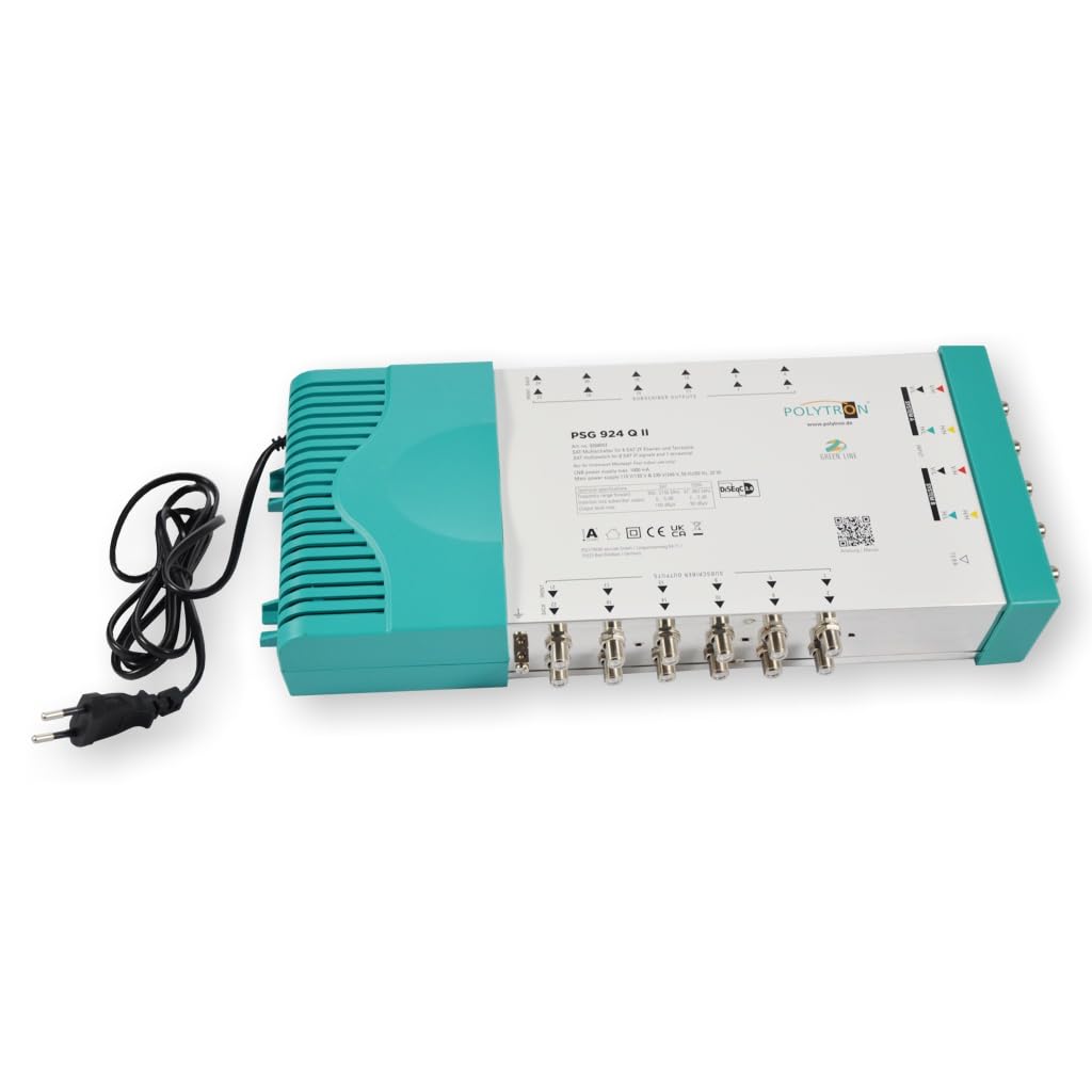 Polytron Multischalter PSG 924 Q II für Zwei Satelliten und bis zu 24 Teilnehmer