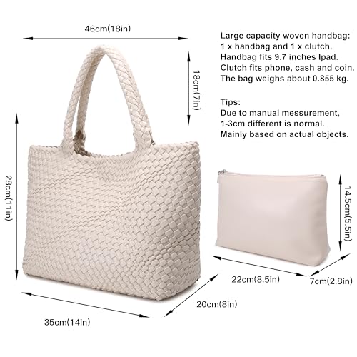 Image of Queenoris Shoulder Bags for Women, Fashion Purses and Handbags Top Handle Vegan Leather Shopper Satchel Large Travel Tote Bag | TOP HANDLE